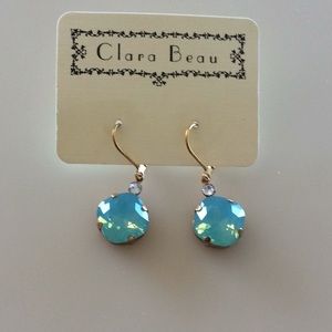 Swarovski crystal drop earrings🌊💎